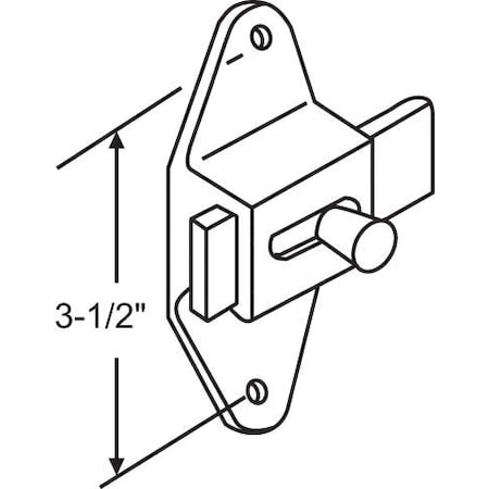 Strybuc Slide Latch And Keeper Set 91-4A